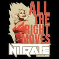 70s All The Right Moves - GD72 Softstyle® Ladies' T-Shirt Design