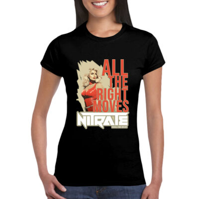 70s All The Right Moves - GD72 Softstyle® Ladies' T-Shirt Thumbnail