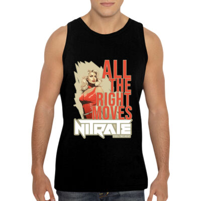 70s All The Right Moves - GD12 Softstyle® Adult Tank Top Thumbnail