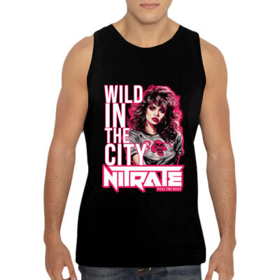 80s Wild in The City - GD12 Softstyle® Adult Tank Top Thumbnail