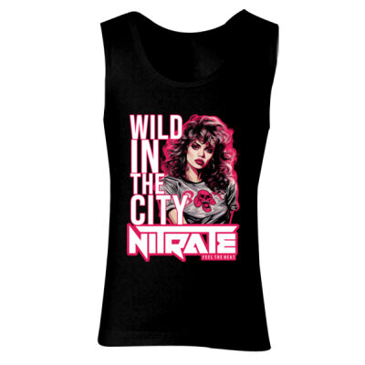 80s Wild in The City - GD77 Softstyle® Ladies' Tank Top Thumbnail