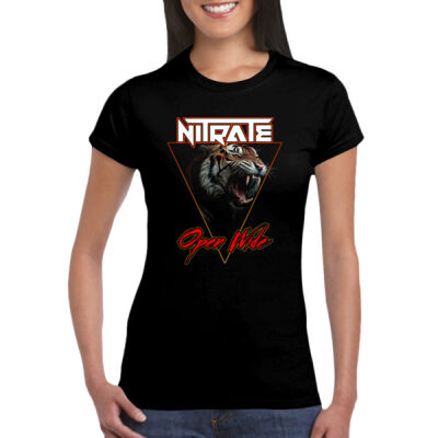 Open Wide - GD72 Softstyle® Ladies' T-Shirt Thumbnail